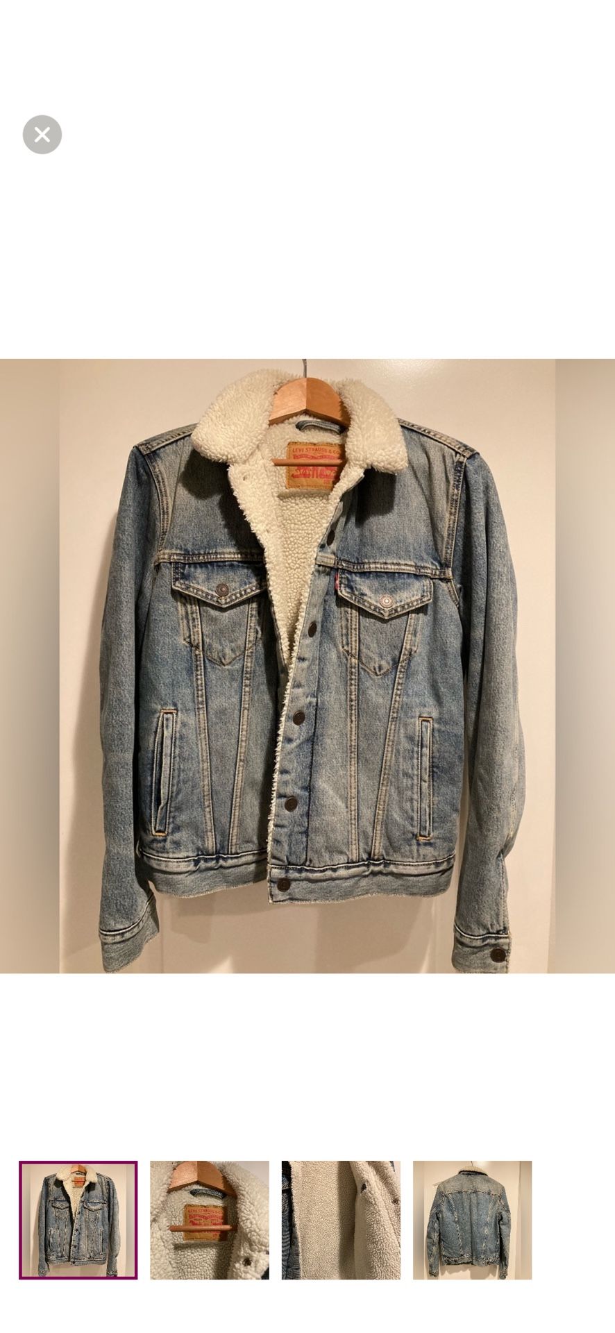 Vintage Levi’s Men’s Sherpa Trucker Jacket