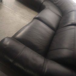 SECTIONAL GENUINE LEATHER RECLINER ELECTRIC ⚡.. DELIVERY SERVICE AVAILABLE 💥🚚💥