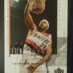 2002-03 Upper Deck 2003 Rasheed Wallace Portland Trail Blazers #67 Honor Roll Basketball Card Vintage Collectible Sports NBA