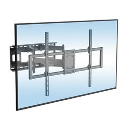 Mount-It! Heavy Duty XXL Full Motion Tv Mount, 60" to 120" Tv's, Capacity 264 lbs.