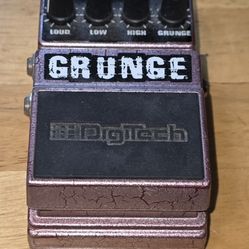 DIGITECH GRUNGE GUITAR EFFECTS PEDAL - TESTED - NICE!
