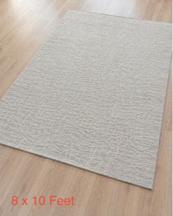 Nourison Colorado CLR09 Wool 8x10 Area Rug Beige Textured – 95x118