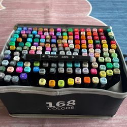 Brand new 168 Dual-tipped Art Marker Kit - alcohol-based Ink