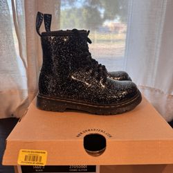 DR.MARTEN BLACK COSMIC GLITTER BOOT