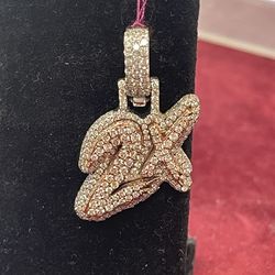 10KT Two Tone Pendant