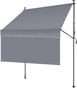ZMNXAS Manual Retractable Awning,Canopy with