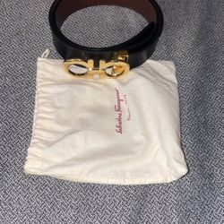 Unisex Reversable Salvatore Ferragamo Belt
