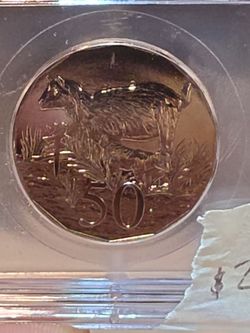 Graded ICG 50 Cent Coin year of the Goat 🐐