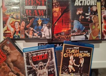Wwe dvd and bluray ecw wcw