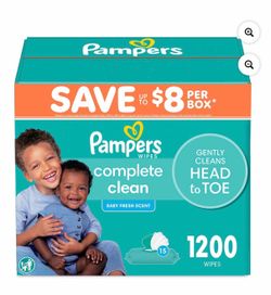Baby pamper wipes