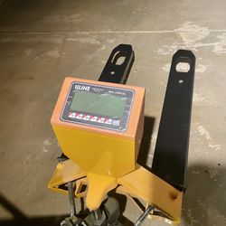 Uline Pallet Jack With Scale H-1679 Excellent Conditions 