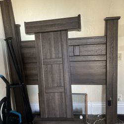 Dresser With Bed frame Queen Mattress And Box Spring 