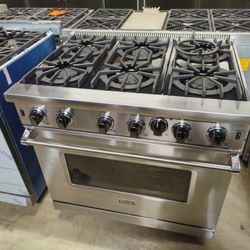 VIKING 5 SERIES GAS RANGE 36 INCH WIDE 