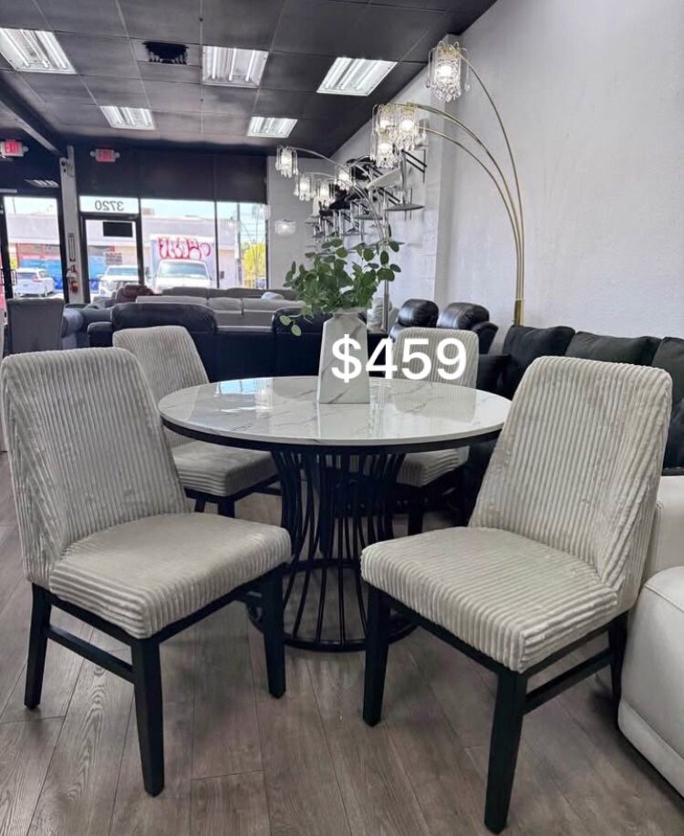 $459 No Tax 5-Pc Dining Set