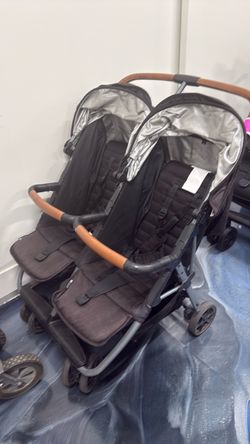 Zoe twin double stroller.