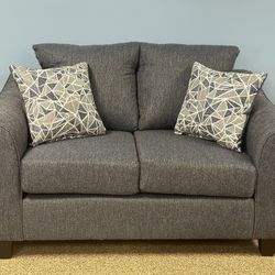 Brand New Blue / Gray Sofa Set