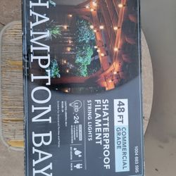 String Lights, Outdoor Light, Patio Light, Shattered Proof Filament 