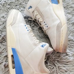 Size 10 Men's Nike Air Jordan 3 Retro 'Lucky Shorts' CT8532-101.
