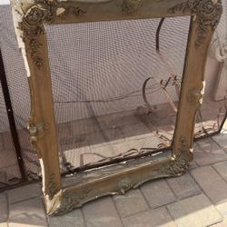 Ornate Antique Wood Frame 