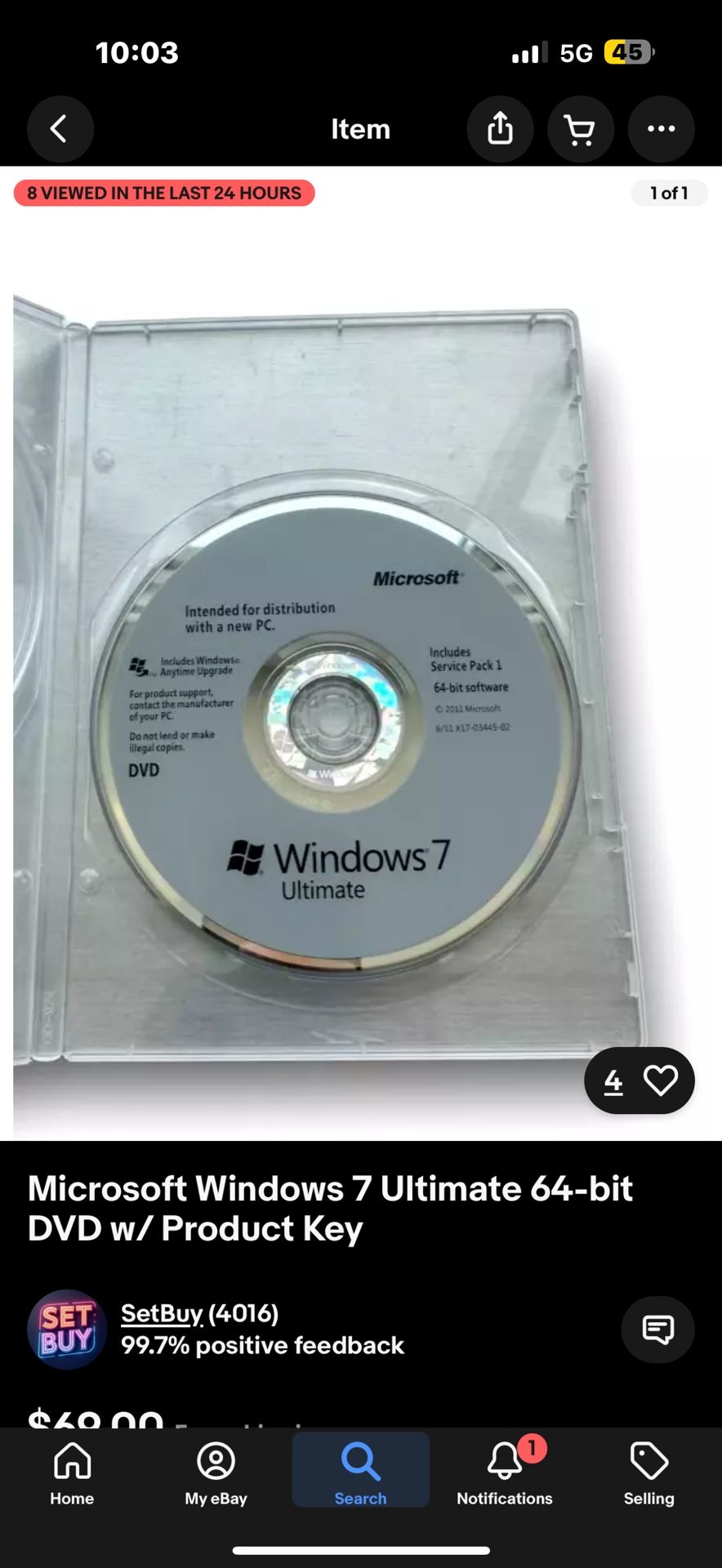 Windows 7 Ultimate 