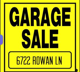 Garage sale : 6722 Rowan Ln Houston Tx 77074