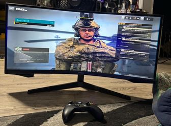 Samsung C34G55TWWN Odyssey G5 34" WQHD Curved Screen LED Gaming #MP8245 (TC)