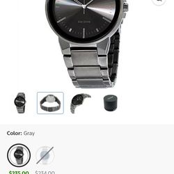 CITIZEN ECO-DRIVE AXIOM MENS BLACK DIAL WATCH