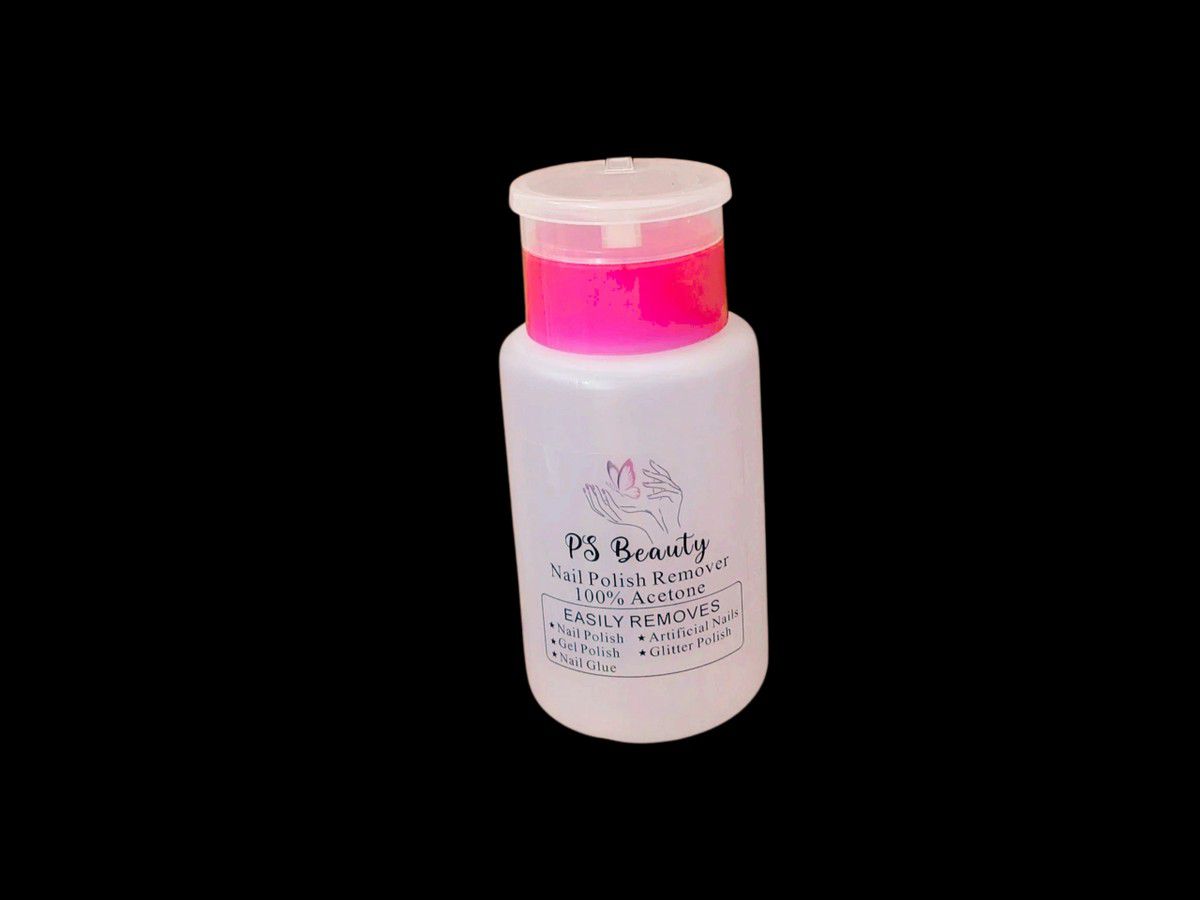 PS Beauty Nail Polish Remover With Reusable Dispense Bottle