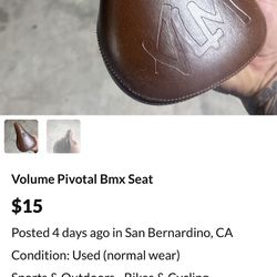 Volume Pivotal Seat Bmx