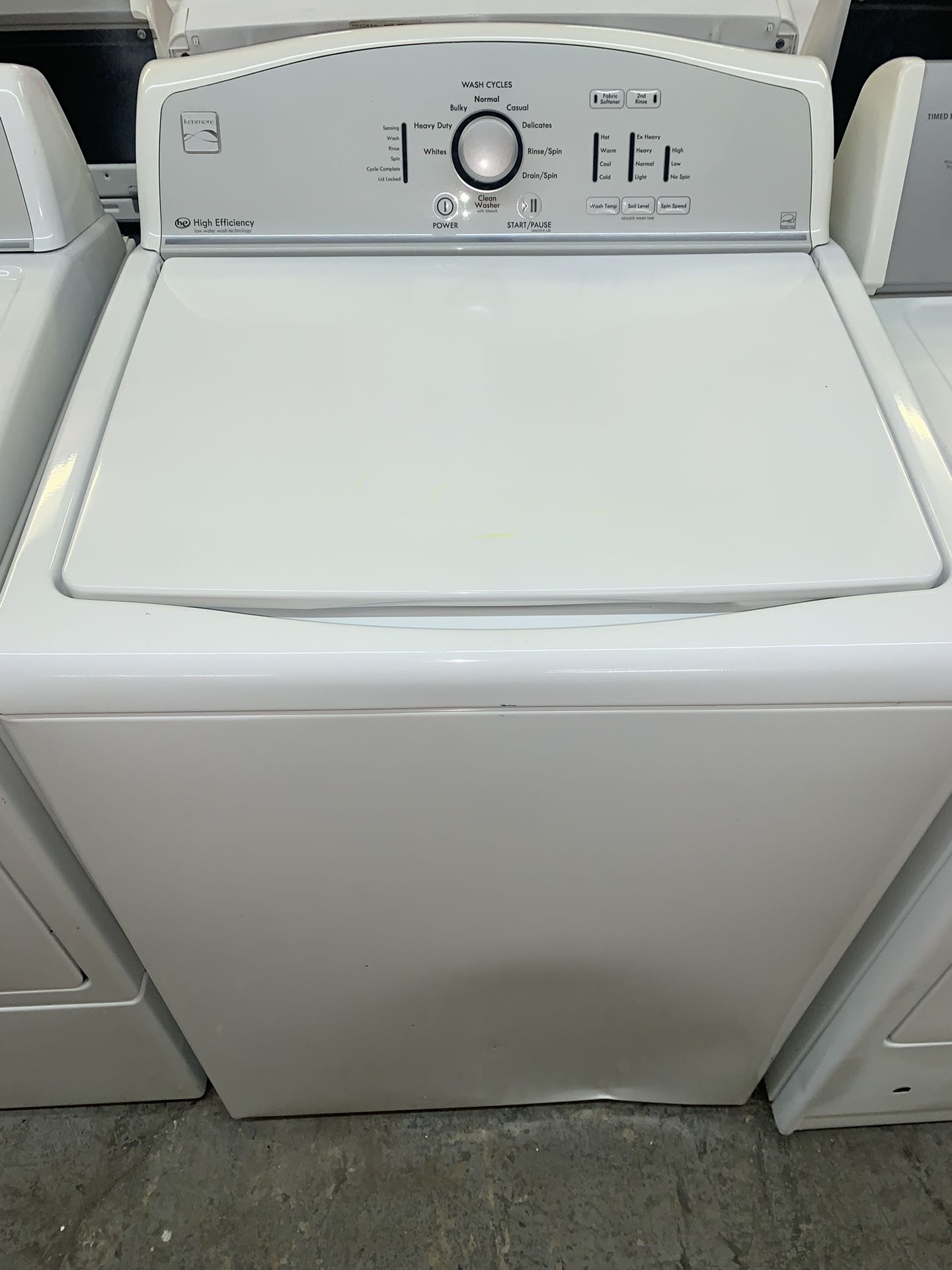 Kenmore set washer and dryer gas