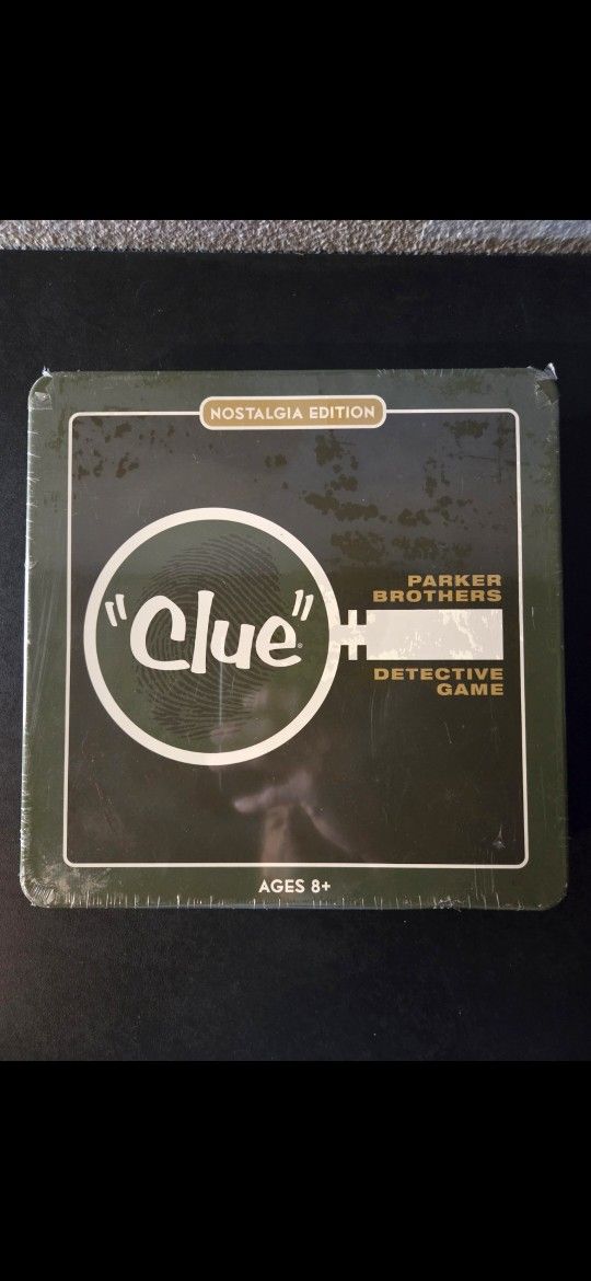 Clue Nostalgia Edition board game- New Sealed