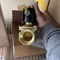 2" Inch 110V AC Brass Electric Solenoid Valve 110 VAC 120 Volt