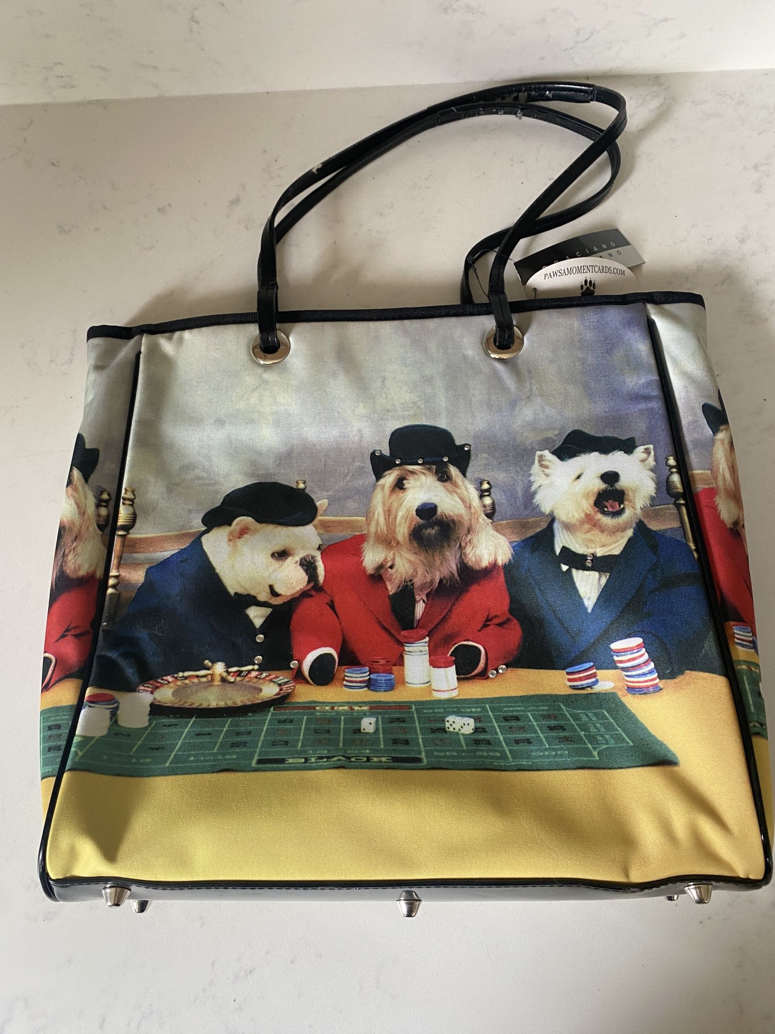 Funny Dogs Playing Poker Casino Roulette Table Gambling Las Vegas Photo  Print Purse Travel Tote Bag Storage for Sale in St. Louis, MO - OfferUp