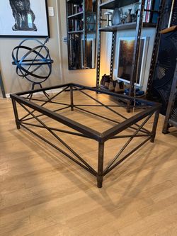 Industrial Metal Coffee Table Frame