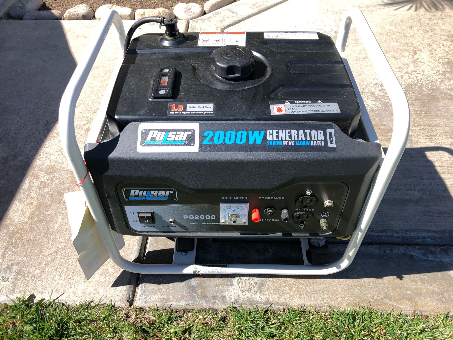 New Generator - 2000W used only Two times