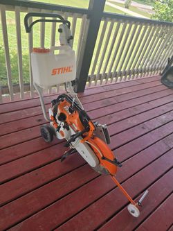 Stihl Gas Powered Cut-Off Saw with Cart