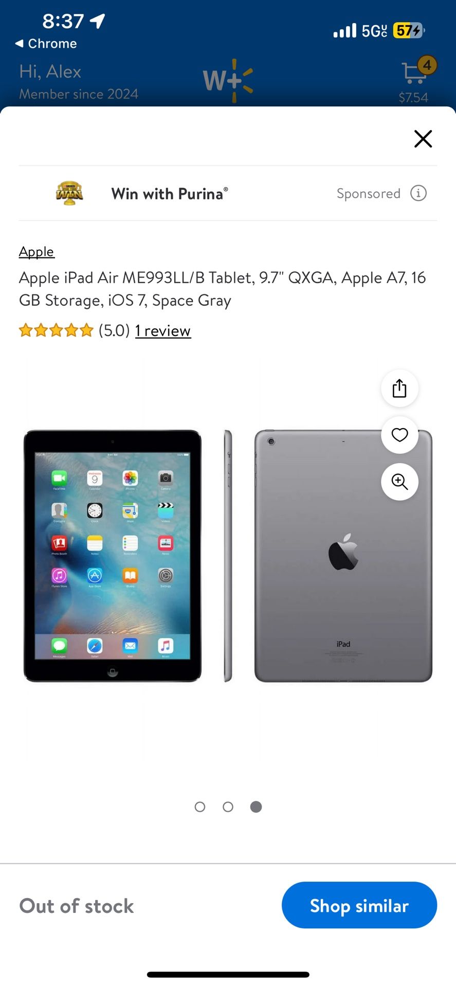 Apple iPad Air ( Verizon)