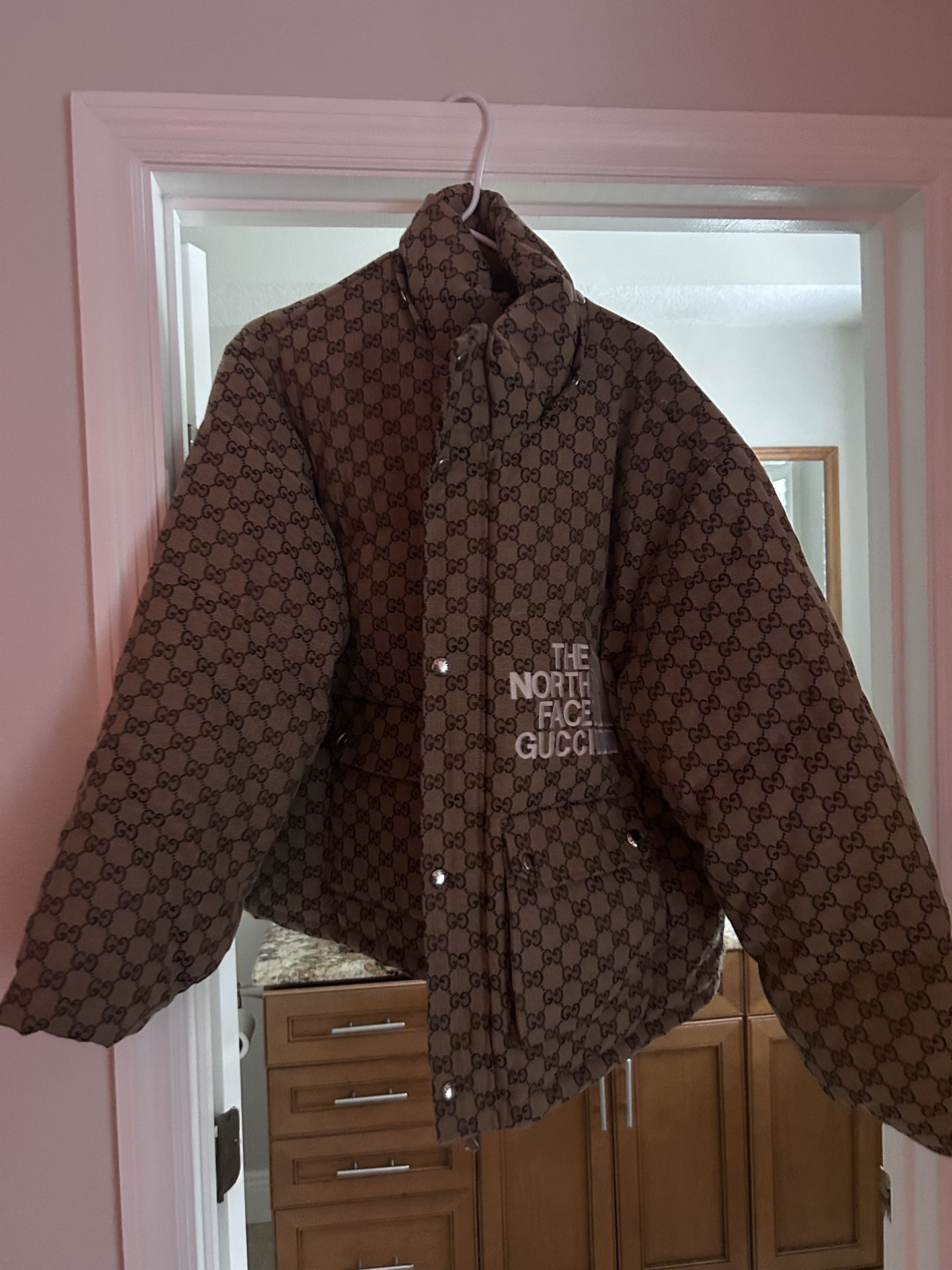 Gucci x The North Face Print Jacket 'Beige/Ebony'