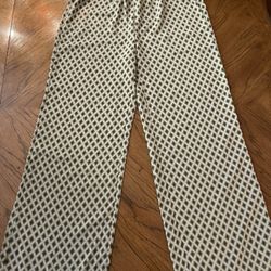 Like New SHEIN Geo Diamond Patterned Wide Leg Pants - Size Medium (6) (See Description!!)