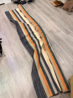Striped Flatweave Area Rug Runner