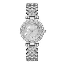 NEW Ladies Silver Tone Watch With Pearl Face!