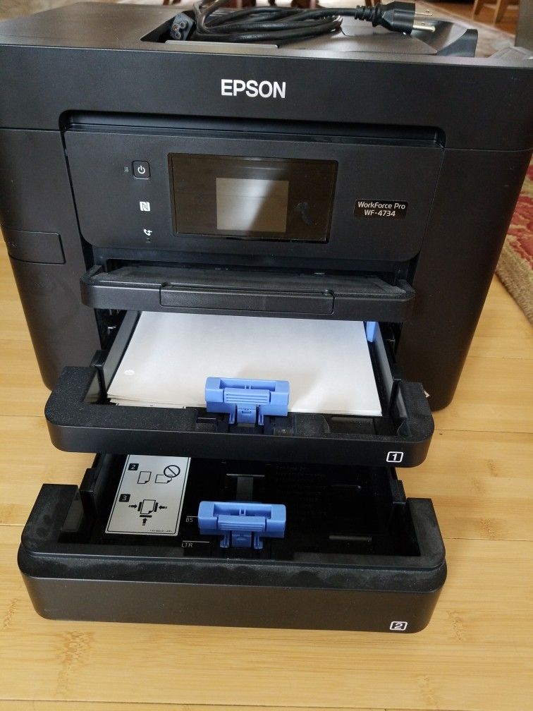 Slightly Used EPSON WF-4734 No Longer Needed. Bought For $249 Selling Only For $95 Fixed.