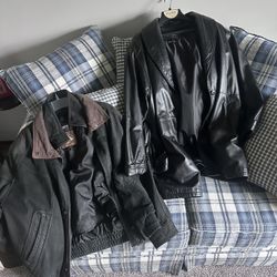 women’s leather coats size M