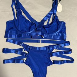 Brand New XL Womens 2 pc Lingerie Set. Sexy Underwired Push Up Bra and Panty.