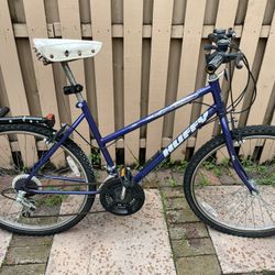 Huffy Mountain Bike With Tow Cart