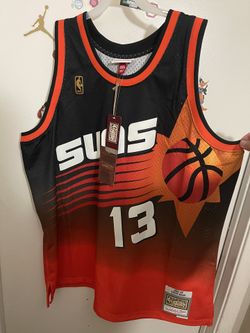 Authentic Steve Nash Hardwood Classic Phoenix Suns Jersey