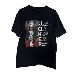 Joker Villains/Batman T-shirt Size Large 