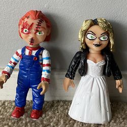 Handmade Chucky Doll & Bride of Chucky Tiffany Collectible Miniature