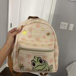 Loungefly Disney Tangled Pascal Sun Mini Backpack