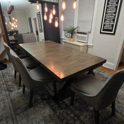 Dinning Table 4 Chairs 1 Dining Bench